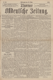 Thorner Ostdeutsche Zeitung. 1890, № 121 (28 Mai)