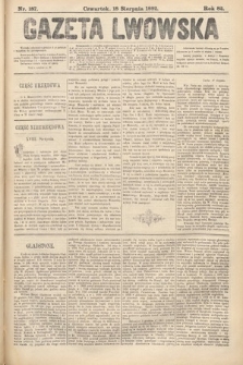 Gazeta Lwowska. 1892, nr 187