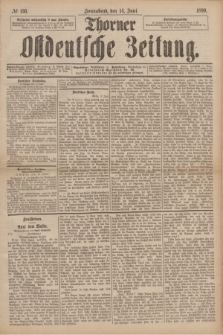 Thorner Ostdeutsche Zeitung. 1890, № 136 (14 Juni)