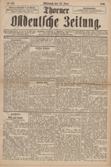 Thorner Ostdeutsche Zeitung. 1890, № 145 (25 Juni)