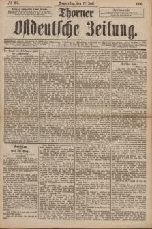 Thorner Ostdeutsche Zeitung. 1890, № 164 (17 Juli)