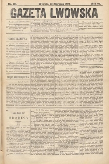 Gazeta Lwowska. 1892, nr 191