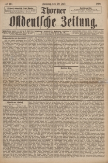 Thorner Ostdeutsche Zeitung. 1890, № 167 (20 Juli)