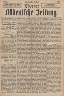 Thorner Ostdeutsche Zeitung. 1890, № 173 (27 Juli)