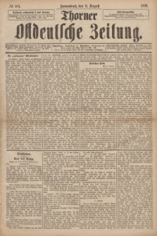 Thorner Ostdeutsche Zeitung. 1890, № 184 (9 August)