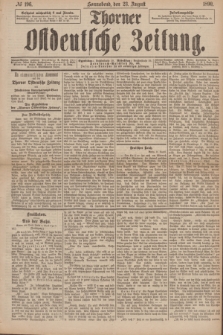 Thorner Ostdeutsche Zeitung. 1890, № 196 (23 August)