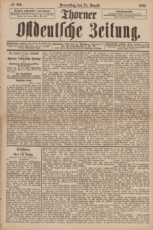 Thorner Ostdeutsche Zeitung. 1890, № 200 (28 August)