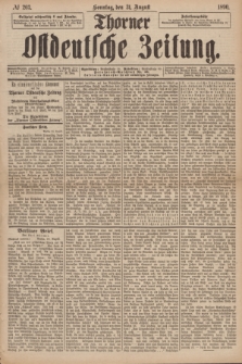 Thorner Ostdeutsche Zeitung. 1890, № 203 (31 August)