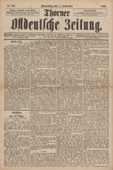 Thorner Ostdeutsche Zeitung. 1890, № 206 (4 September)