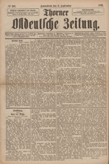 Thorner Ostdeutsche Zeitung. 1890, № 208 (6 September)