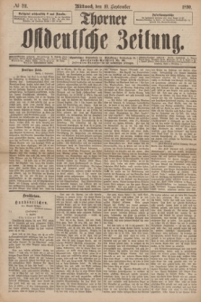 Thorner Ostdeutsche Zeitung. 1890, № 211 (10 September)