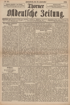 Thorner Ostdeutsche Zeitung. 1890, № 214 (13 September)