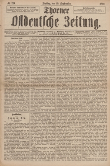 Thorner Ostdeutsche Zeitung. 1890, № 219 (19 September)