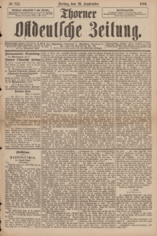 Thorner Ostdeutsche Zeitung. 1890, № 225 (26 September)