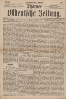 Thorner Ostdeutsche Zeitung. 1890, № 232 (4 Oktober)