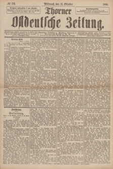 Thorner Ostdeutsche Zeitung. 1890, № 241 (15 Oktober)