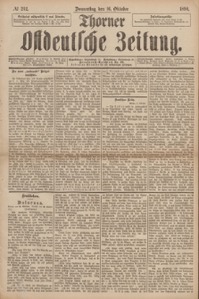 Thorner Ostdeutsche Zeitung. 1890, № 242 (16 Oktober)