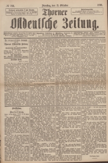 Thorner Ostdeutsche Zeitung. 1890, № 246 (21 Oktober)