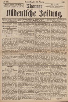 Thorner Ostdeutsche Zeitung. 1890, № 248 (23 Oktober)