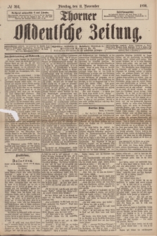 Thorner Ostdeutsche Zeitung. 1890, № 264 (11 November)