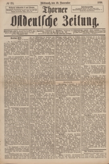 Thorner Ostdeutsche Zeitung. 1890, № 271 (19 November)