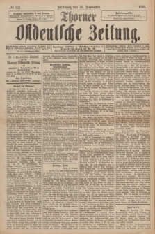 Thorner Ostdeutsche Zeitung. 1890, № 277 (26 November)