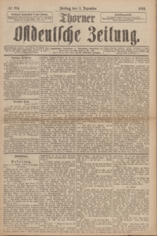 Thorner Ostdeutsche Zeitung. 1890, № 285 (5 Dezember)
