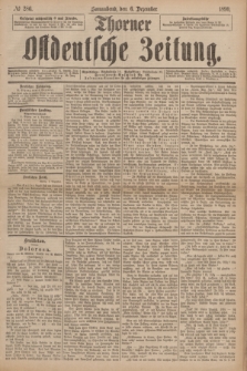 Thorner Ostdeutsche Zeitung. 1890, № 286 (6 Dezember)