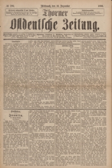 Thorner Ostdeutsche Zeitung. 1890, № 289 (10 Dezember)