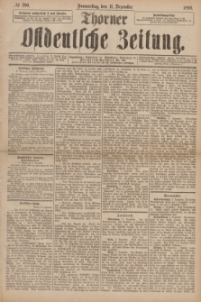 Thorner Ostdeutsche Zeitung. 1890, № 290 (11 Dezember) + dod.