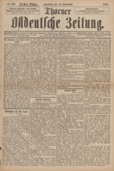 Thorner Ostdeutsche Zeitung. 1890, № 293 (14 Dezember) - Erstes Blatt