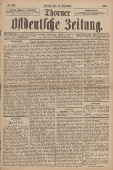 Thorner Ostdeutsche Zeitung. 1890, № 297 (19 Dezember)