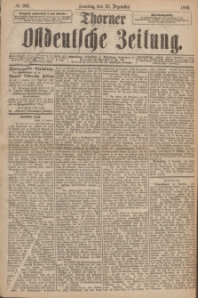 Thorner Ostdeutsche Zeitung. 1890, № 303 (28 Dezember)