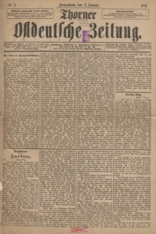 Thorner Ostdeutsche Zeitung. 1891, № 2 (3 Januar)