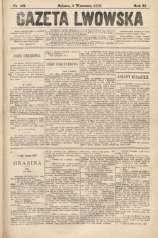 Gazeta Lwowska. 1892, nr 201
