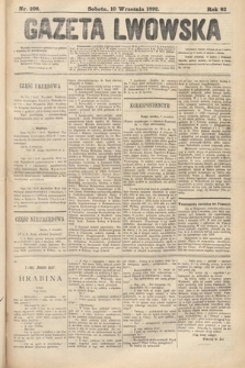 Gazeta Lwowska. 1892, nr 206