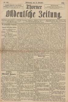 Thorner Ostdeutsche Zeitung. 1891, № 246 (21 Oktober)