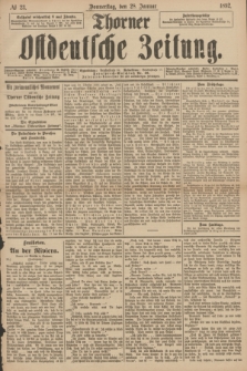 Thorner Ostdeutsche Zeitung. 1892, № 23 (28 Januar)