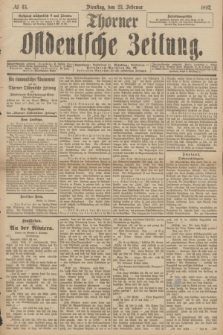 Thorner Ostdeutsche Zeitung. 1892, № 45 (23 Februar)
