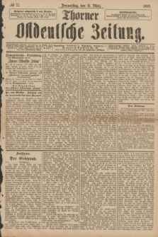 Thorner Ostdeutsche Zeitung. 1892, № 77 (31 März)