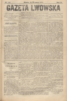 Gazeta Lwowska. 1892, nr 218