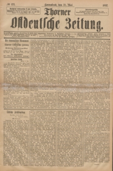 Thorner Ostdeutsche Zeitung. 1892, № 123 (28 Mai)