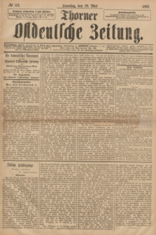 Thorner Ostdeutsche Zeitung. 1892, № 124 (29 Mai) + dod.