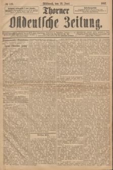 Thorner Ostdeutsche Zeitung. 1892, № 149 (29 Juni)