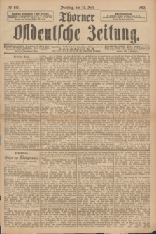 Thorner Ostdeutsche Zeitung. 1892, № 160 (12 Juli)