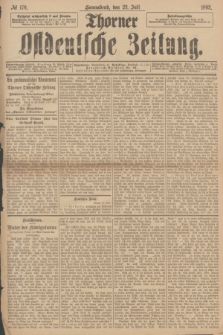 Thorner Ostdeutsche Zeitung. 1892, № 170 (23 Juli)