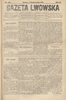 Gazeta Lwowska. 1892, nr 223