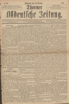 Thorner Ostdeutsche Zeitung. 1892, № 245 (19 Oktober)