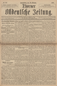 Thorner Ostdeutsche Zeitung. 1892, № 254 (29 Oktober)