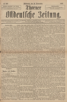 Thorner Ostdeutsche Zeitung. 1892, № 269 (16 November)